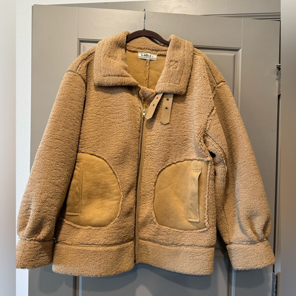 Labiz Sherpa Coat - Anthropologie